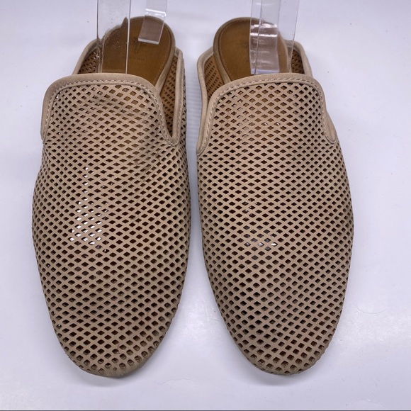 Frye Gwen Perforated Leather Mule in Tan - Picture 4 of 6